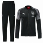 18-19 Arsenal Jacket Black with Grey Camo and Pants