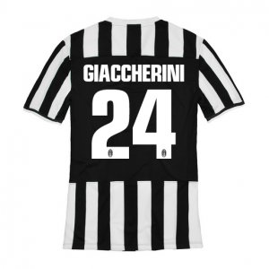 13-14 Juventus #24 Giaccherini Home Jersey Shirt