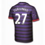 12/13 Arsenal #27 Gervinho Away Soccer Jersey Shirt