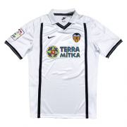 Valencia Home White Retro Soccer Jerseys 2000/01