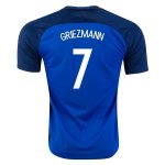 France Home Soccer Jersey 2016 GRIEZMANN #7