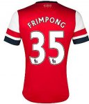 13/14 Arsenal #35 Frimpong Home Red Soccer Jersey Shirt