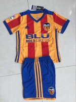 Kids Valencia Away Soccer Kit 2017/18 (Shirt+Shorts)