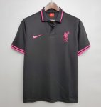 Liverpool Polo Shirt Black 2020/21