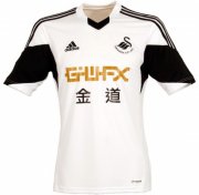 13-14 Swansea City Home White Jersey Shirt