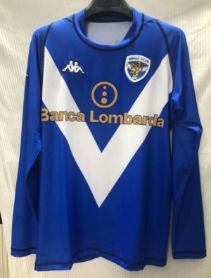 Retro Brescia Home Long Sleeve Soccer Jerseys 2003/04