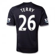 13-14 Chelsea #26 TERRY Black Away Soccer Jersey Shirt