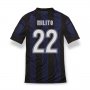 13-14 Inter Milan #22 Milito Home Soccer Jersey Shirt