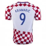 Croatia Home Soccer Jersey 2016 Kramaric 9