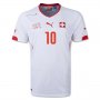 2014 Switzerland #10 XHAKA Away Soccer Jersey