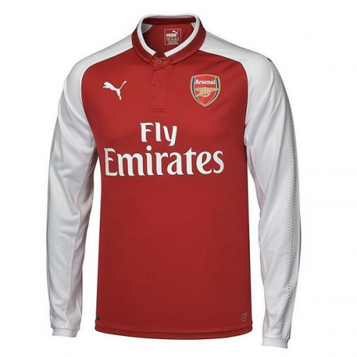 Arsenal Home Soccer Jersey 2017/18 LS