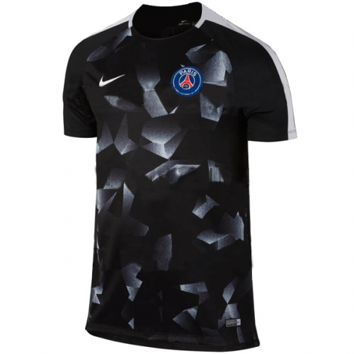 PSG Pre-Match Training Shirt 2017/18 Black White