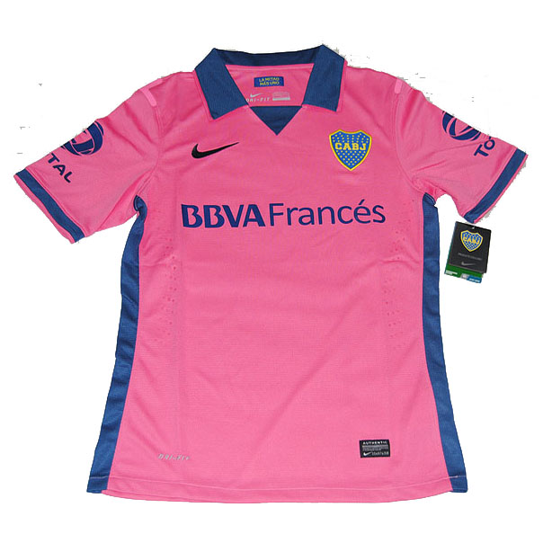 13-14 Boca Juniors Away Pink Jersey 