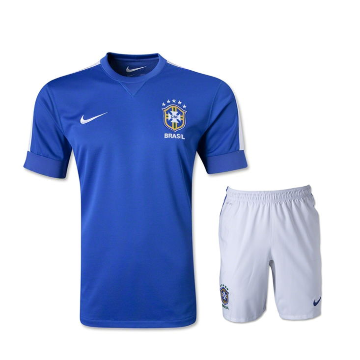 brazil soccer jersey blue