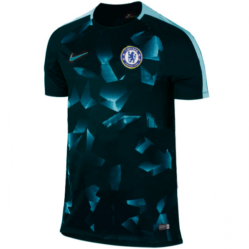 Chelsea Pre-Match Training Shirt 2017/18 Black Blue