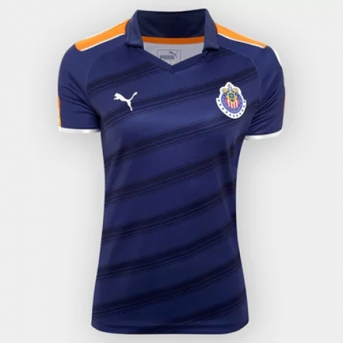 Chivas Guadalajara Away Soccer Jersey 17/18 Women Blue