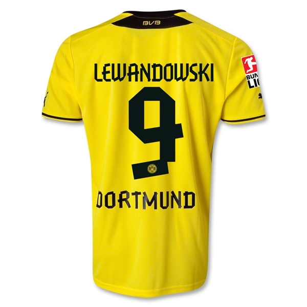 lewandowski dortmund jersey