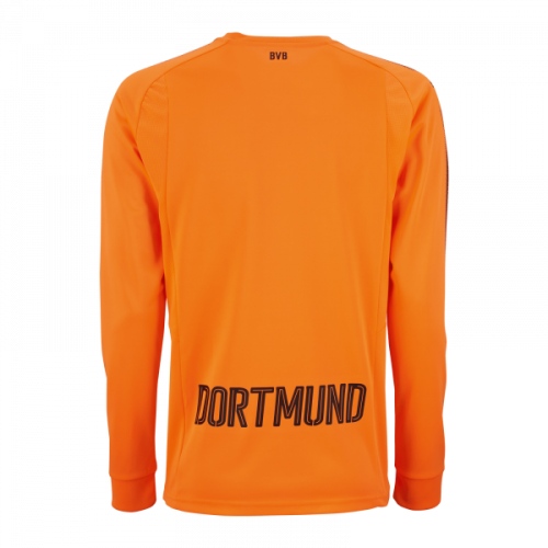 Borussia Dortmund Goalkeeper Soccer Jersey 2017/18 Orange LS