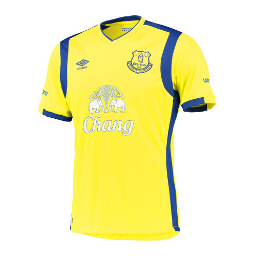 Everton Third Soccer Jersey 16/17 Yellow