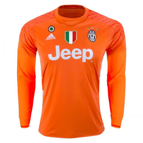 Juventus Goalkeeper Soccer Jersey 16/17 LS Orange