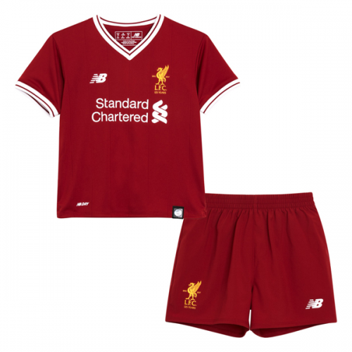 Liverpool Home Soccer Kits 2017/18 Shirt and shorts Kids