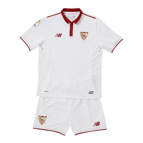 Kids Sevilla Home Soccer Kits 16/17 (Shirt+Shorts)