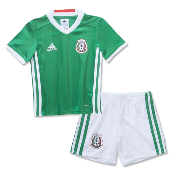 Kids Mexico Home Soccer Jersey 2016-17 