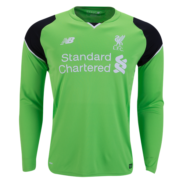 Liverpool Goalkeeper Soccer Jersey 16/17 LS Green