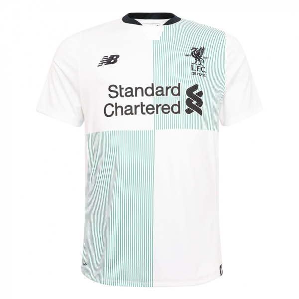 Liverpool Away Soccer Jersey 2017/18 White