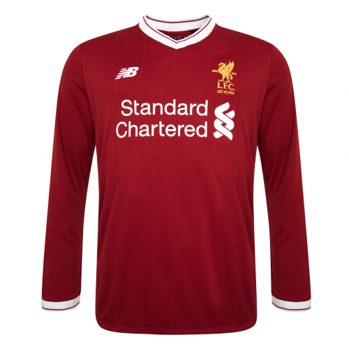 Liverpool Home Soccer Jersey 2017/18 LS
