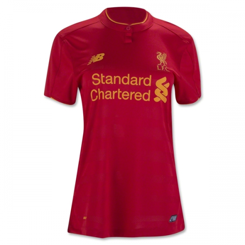 Liverpool Home Soccer Jersey 16/17 Women's