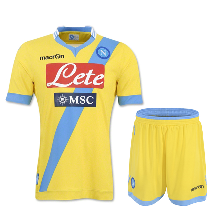 napoli yellow jersey