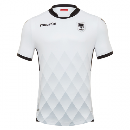 Albania Away Soccer Jersey 2017/18 White