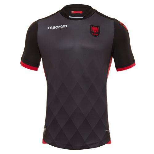 Albania Away Soccer Jersey 2017/18 Grey