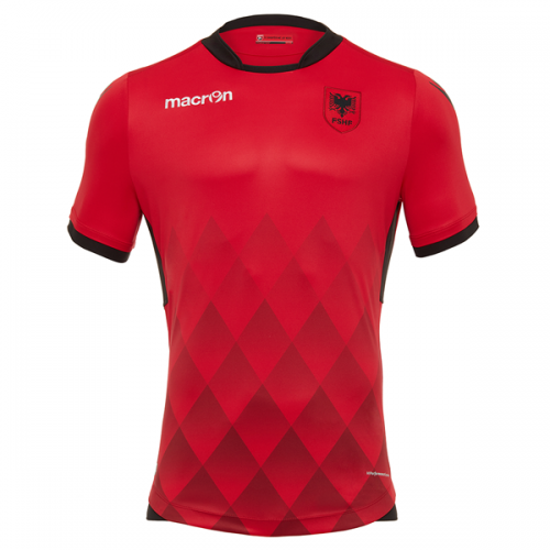 Albania Home Soccer Jersey 2017/18 Red