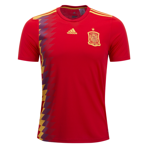 Spain Home Soccer Jersey 2018 World Cup